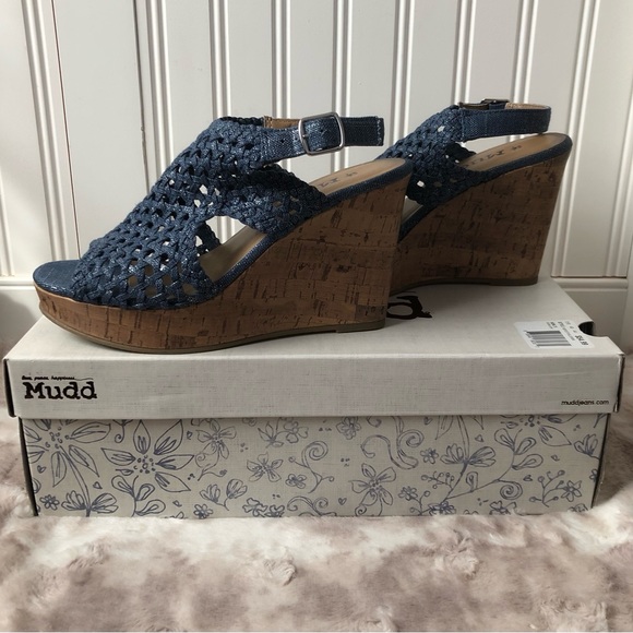 Cork Wedge Crochet Sandals by Mudd - Picture 3 of 6